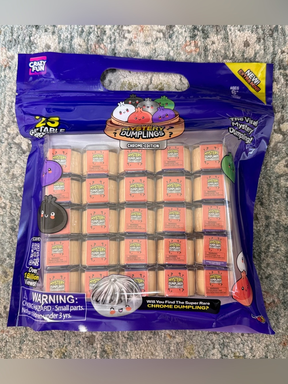 RMMystery Dumplings Chrome Edition - Assorted Collectible Party Toys
